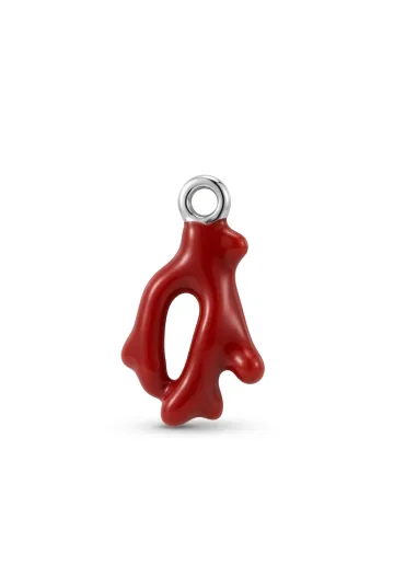 КУЛОН КОРАЛЛ КРАСНЫЙ ЗОЛОТО 1