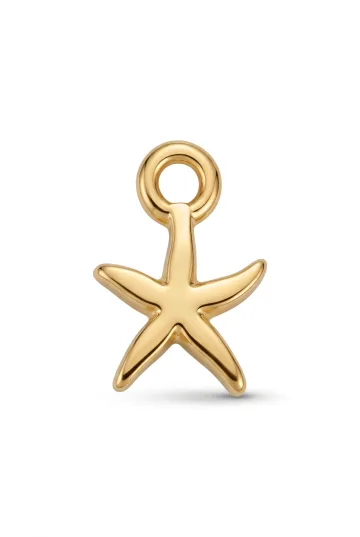 КУЛОН МИНИ ЗВЕЗДА ЗОЛОТОЙ 1