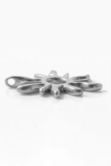 КУЛОН СОЛНЦЕ СЕРЕБРИСТЫЙ 5